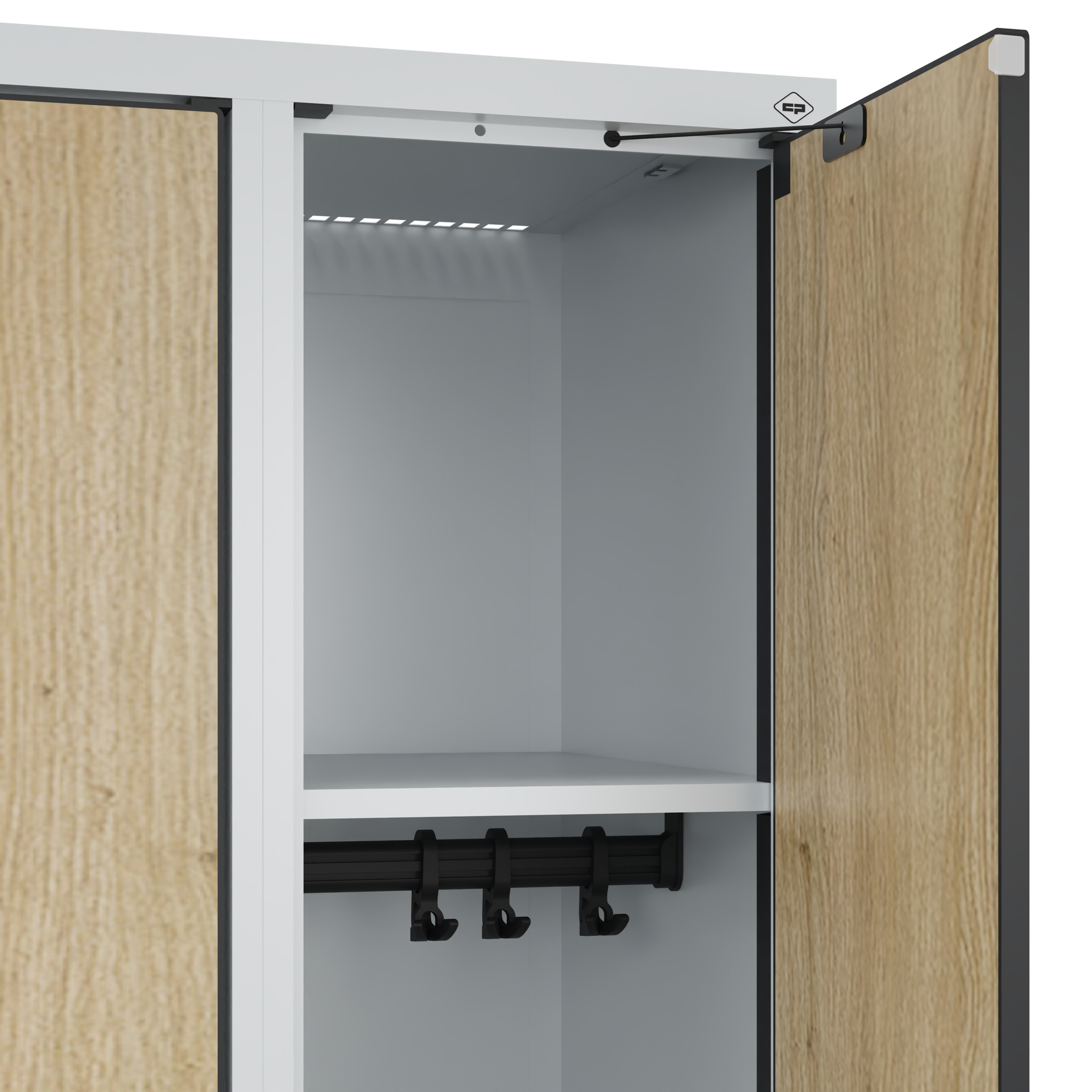 C+P Spind Evolo PLUS, Bank, 3 Abteile, 1950x900x815mm