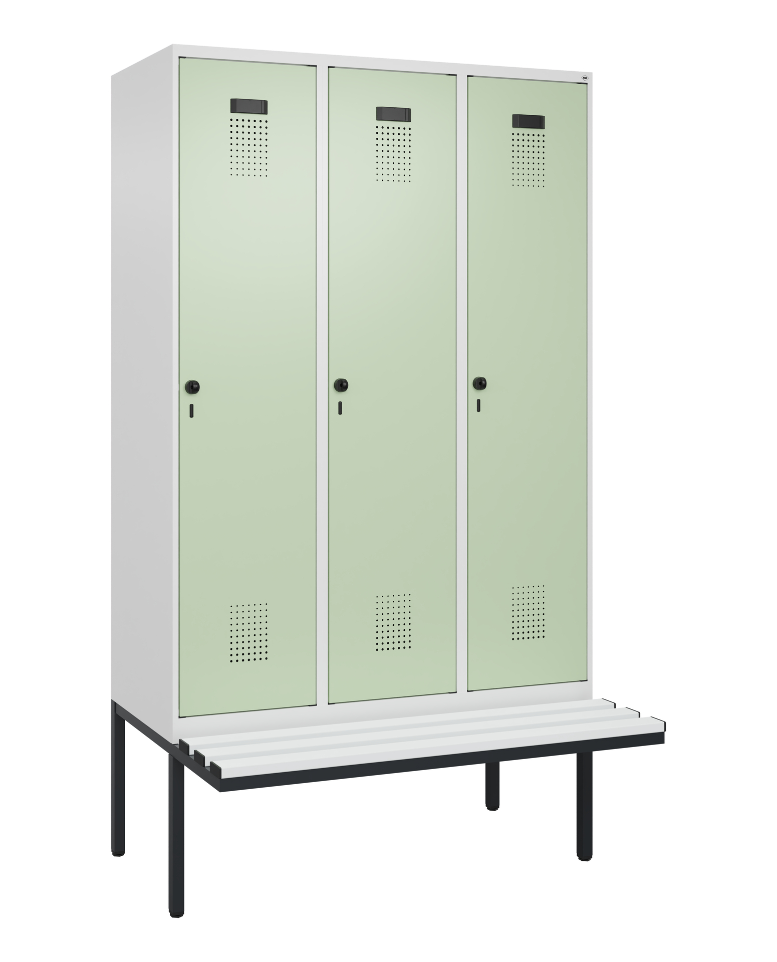 C+P Spind Evolo PLUS, Bank, 3 Abteile, 2120x1200x8