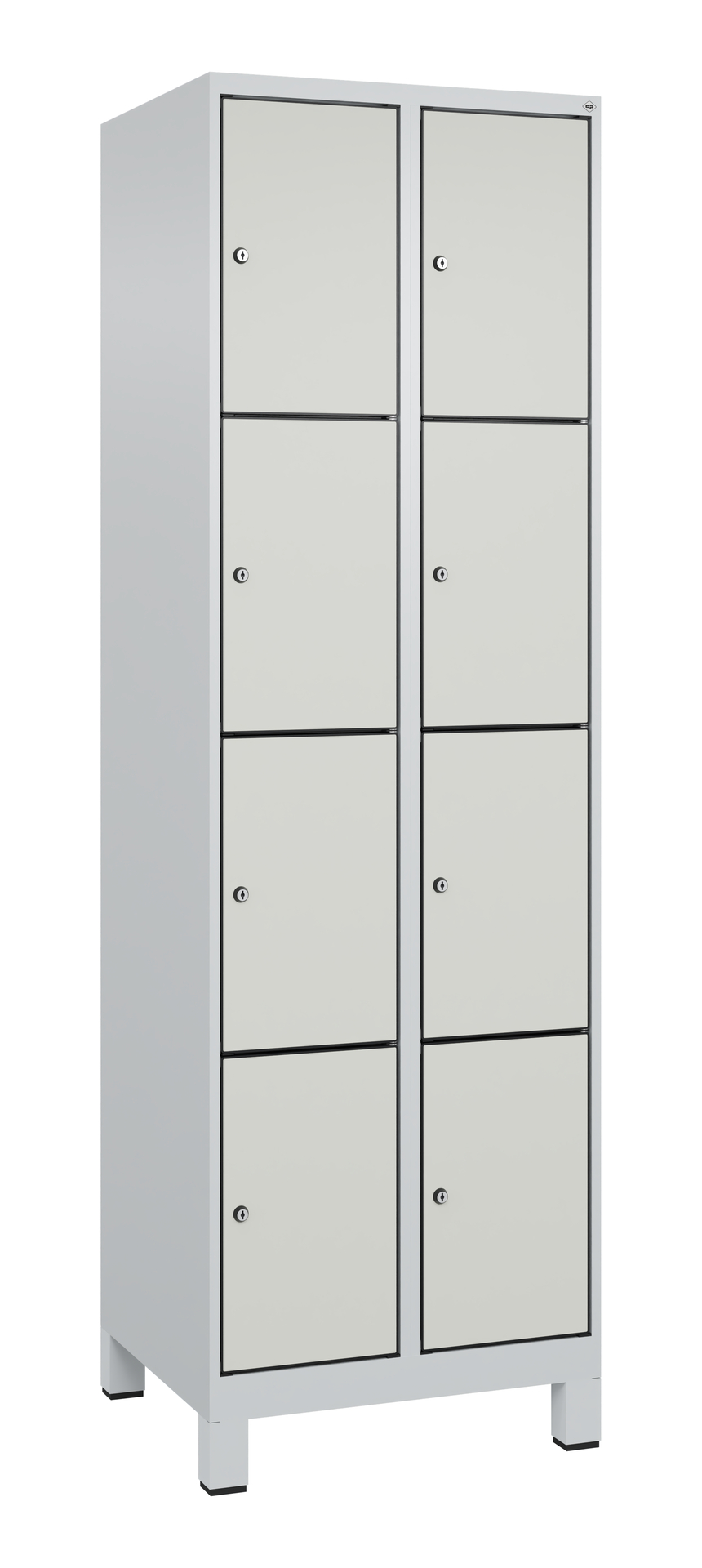 C+P Schlie�fachschrank Evolo PLUS, F��e, 8 F�cher, 1950x600x500mm