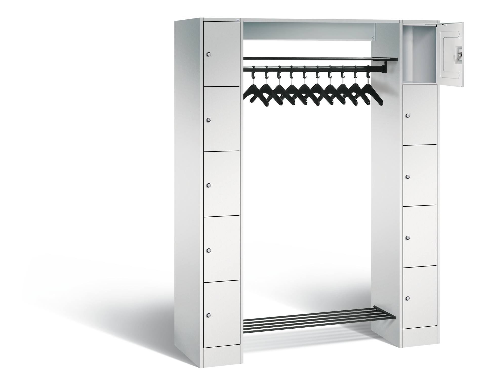 C+P Offene Garderobe, H1950xB1430xT480mm