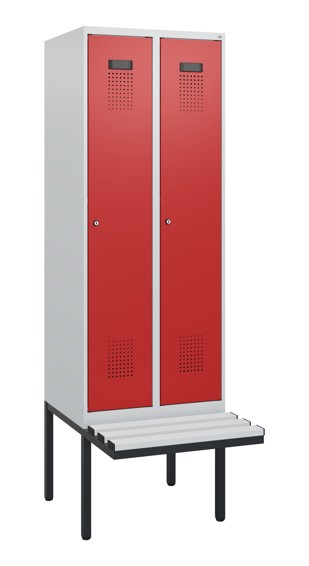 C+P Spind Evolo PLUS, Bank, 2 Abteile, 1950x600x81