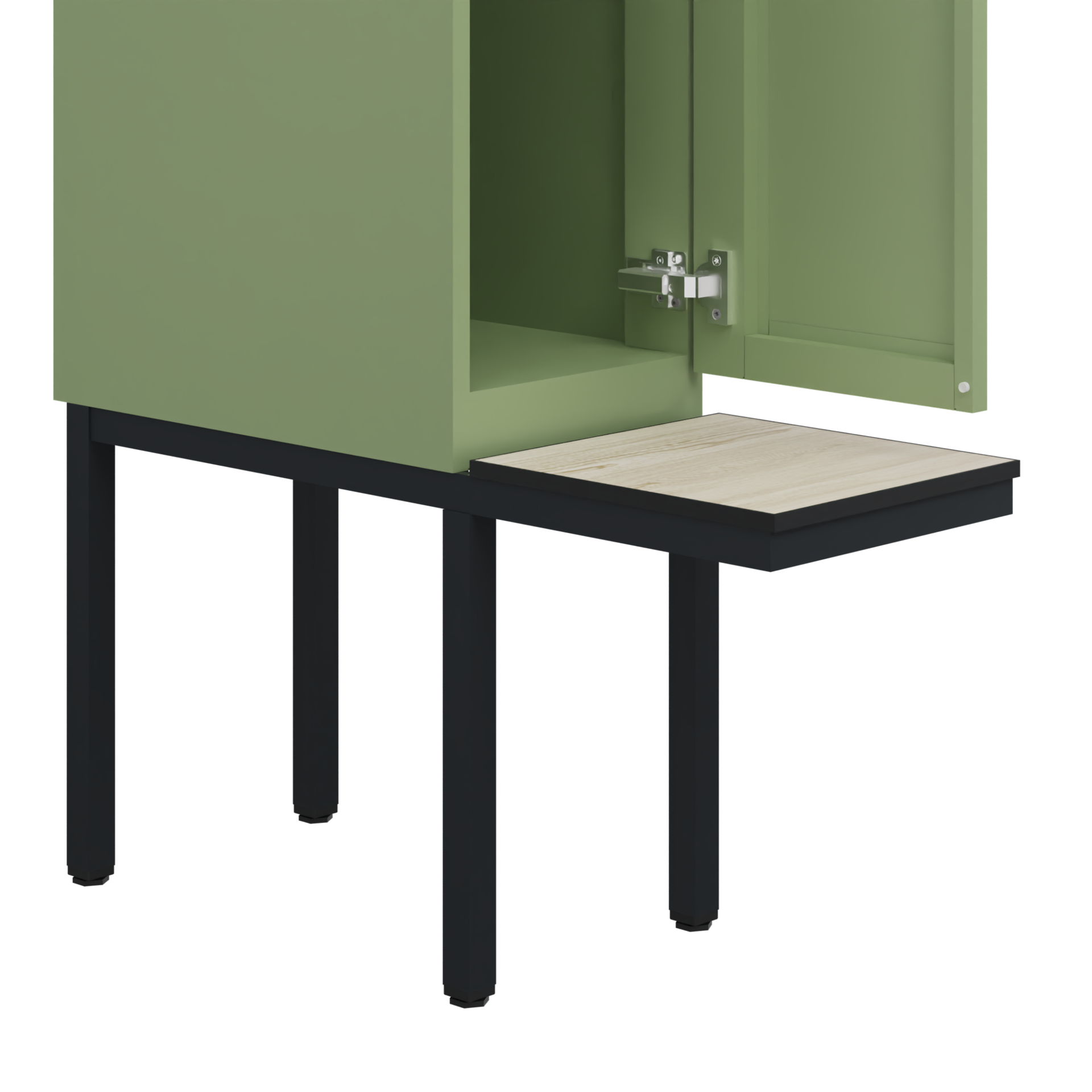 C+P Doppelstöckiger Spind, Cambio, 2 Fach, Bank, 2120x300x815mm, 9016/VK427