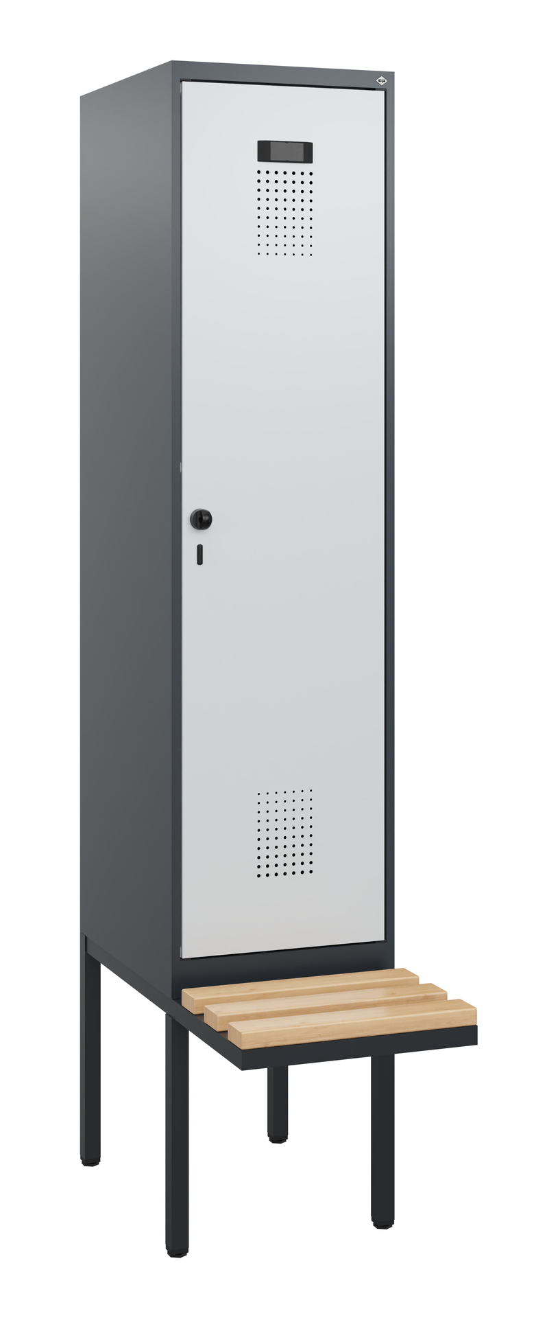 C+P Spind Evolo PLUS, Bank, 1 Abteil, 1950x400x815