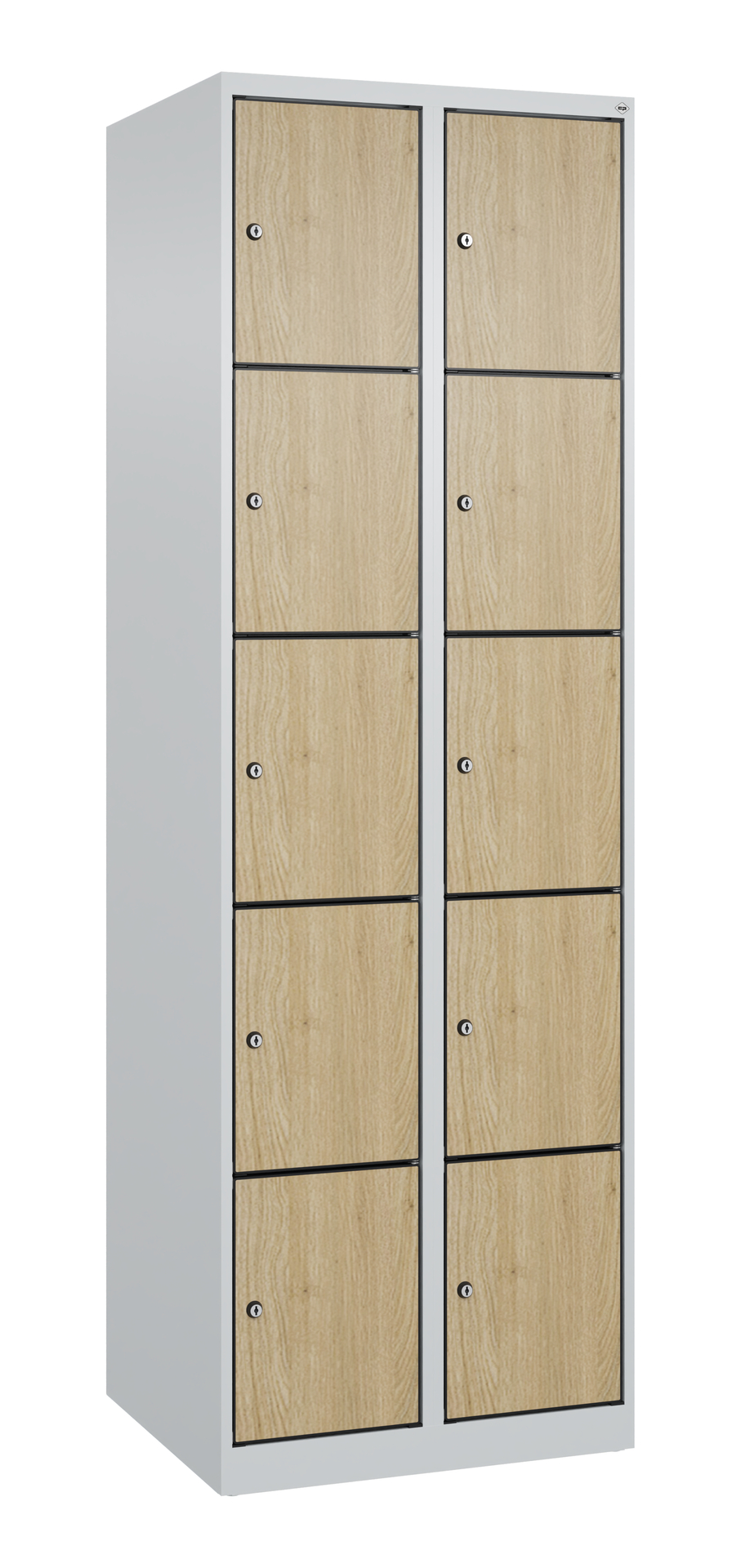 C+P Schlie�fachschrank Evolo PLUS, 10 F�cher, 1850x600x500mm