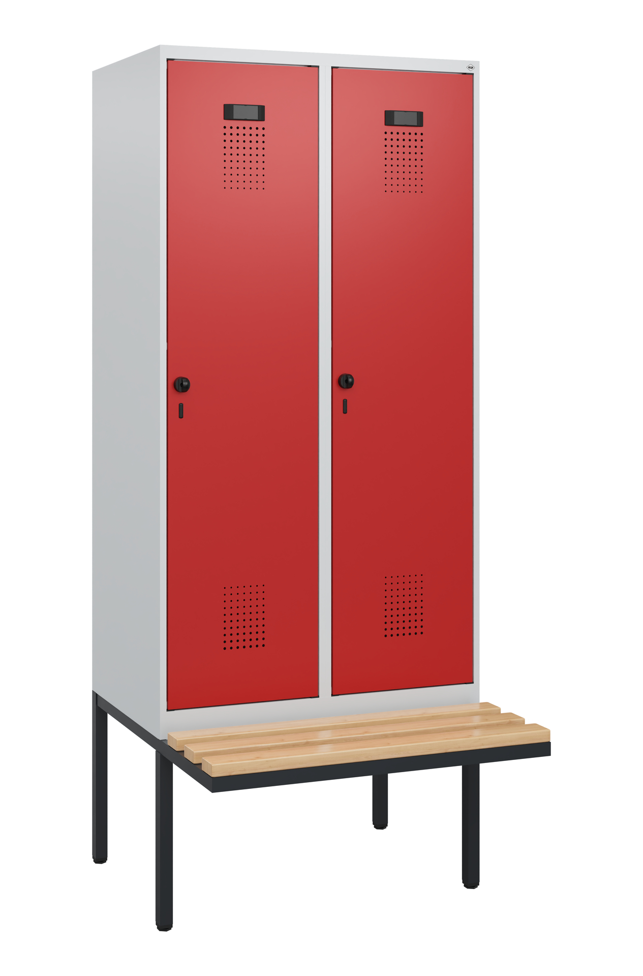 C+P Spind Evolo PLUS, Bank, 2 Abteile, 1950x800x81