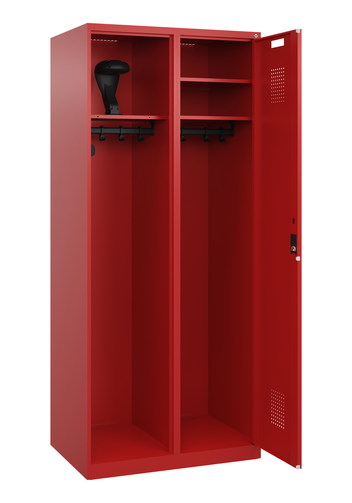 C+P Feuerwehrspind Kombi, 1 Abteil, 1850x800x500mm