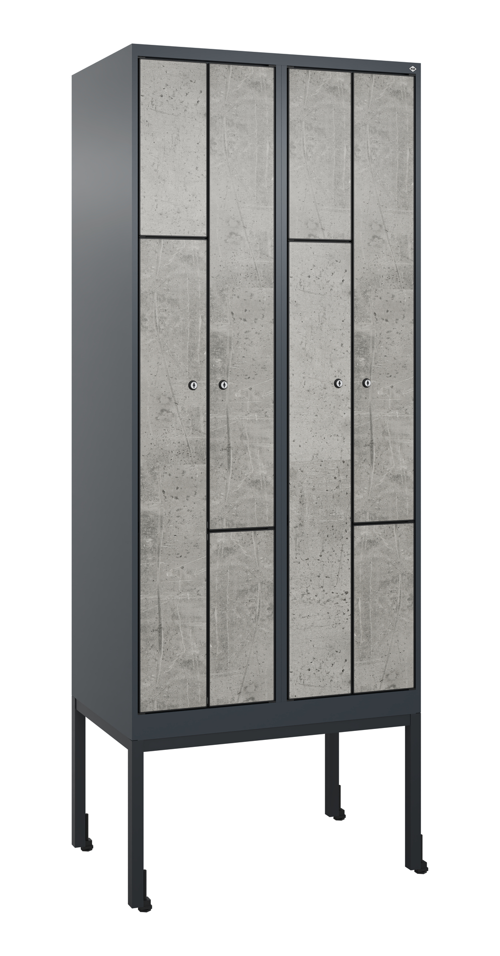 C+P Z-Spind Evolo PLUS, Gestell, 4 F�cher, 2120x800x500mm