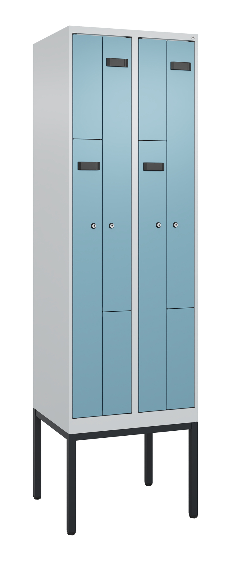 C+P Z-Spind Evolo PLUS, Gestell, 4 Fächer, 2120x60