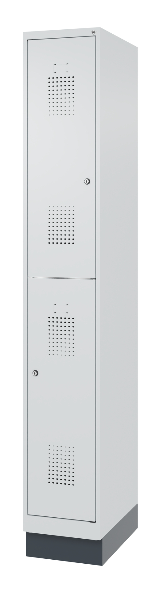 C+P Feuerwehrspind FLEXO WHITE, 1 Abteil, 2 Stöcki