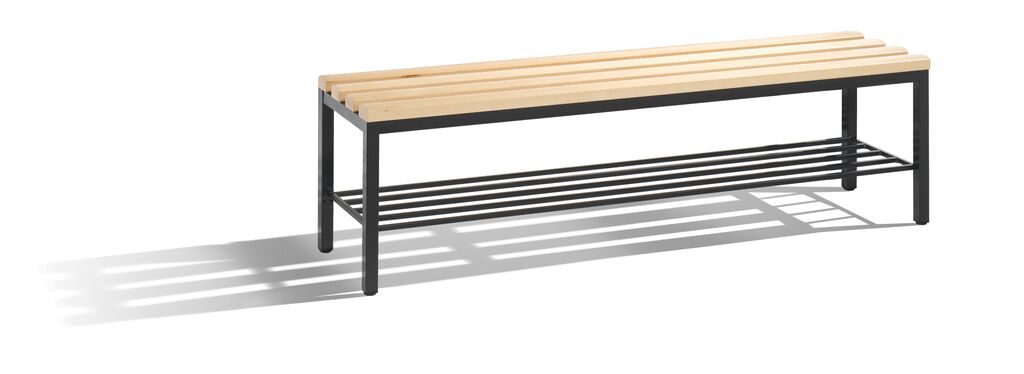 C+P Basic zitbank, 420x1500x350mm, 7021
