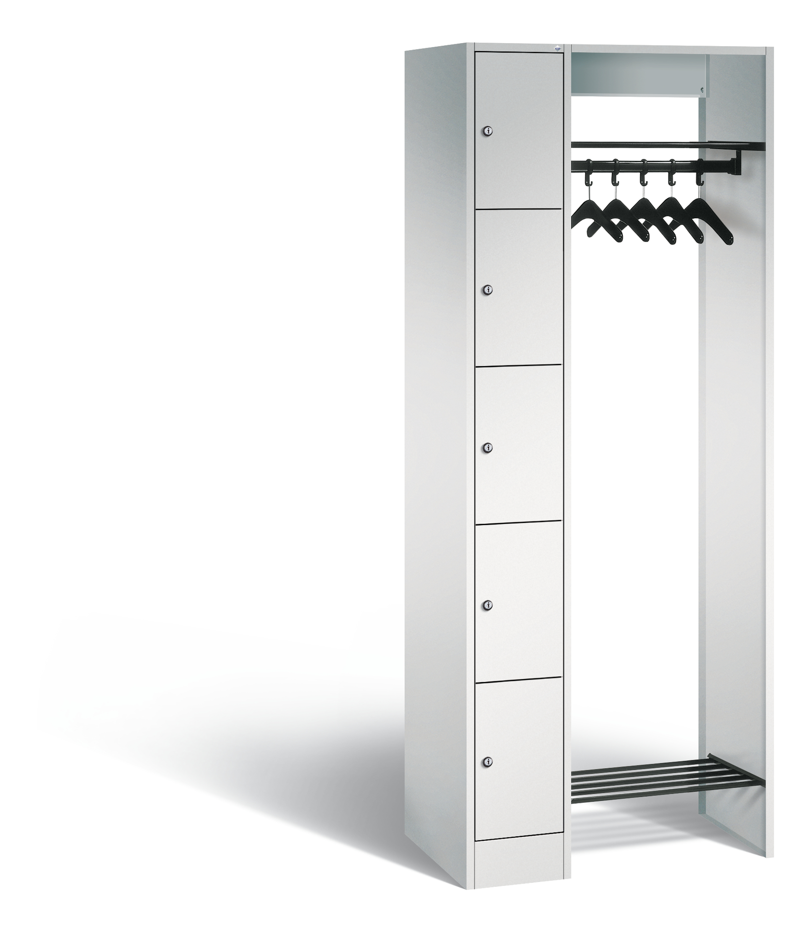 C+P Offene Garderobe, H1950xB740xT480mm