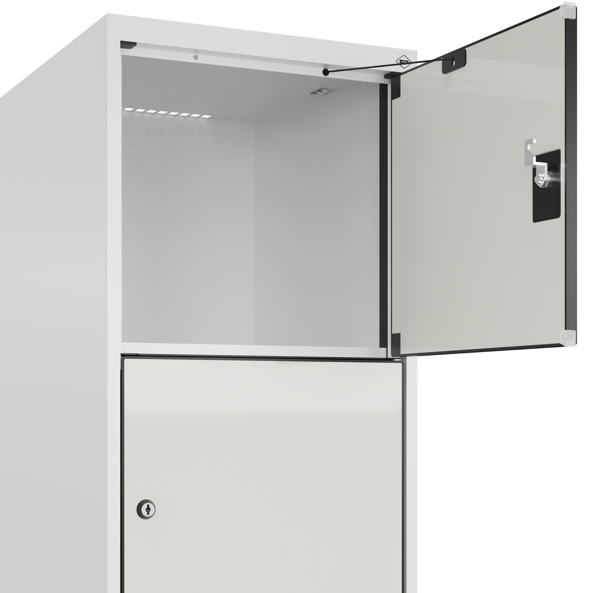C+P Schlie�fachschrank Evolo PLUS, F��e, 5 F�cher, 1950x400x500mm
