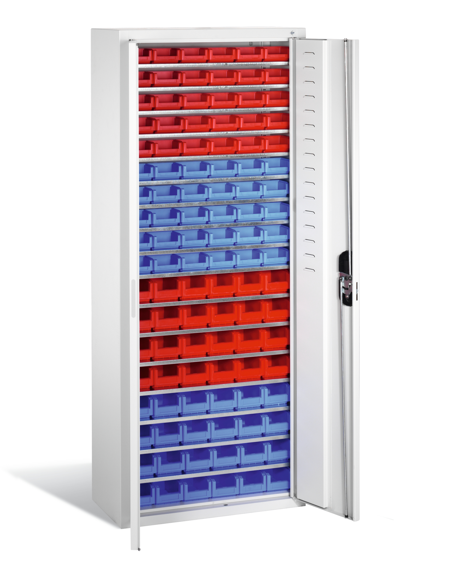 C+P Magazinschrank Serie 13, 1690x700x300mm, 7035/7035