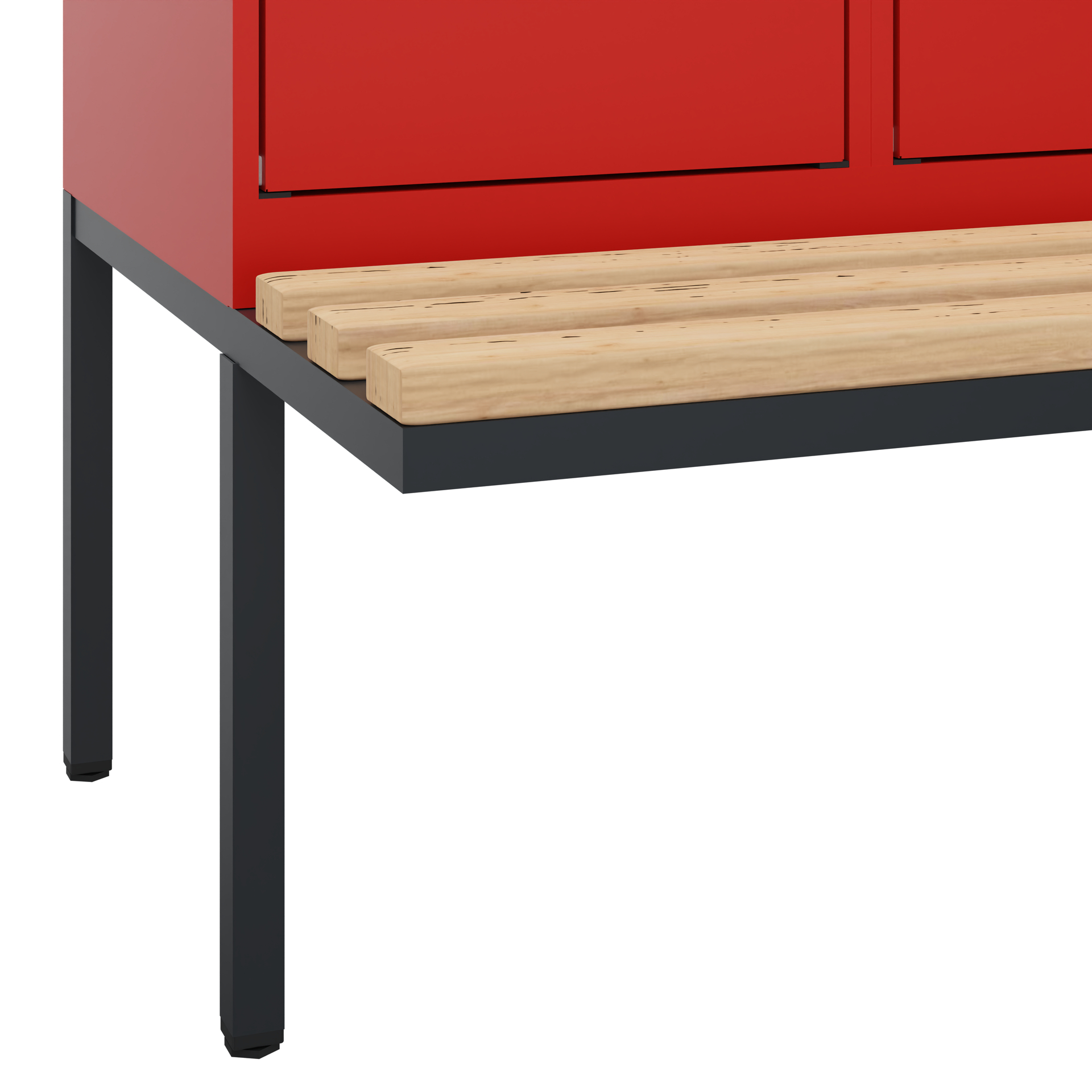 C+P Spind Evolo PLUS, Bank, 3 Abteile, 2120x1200x8