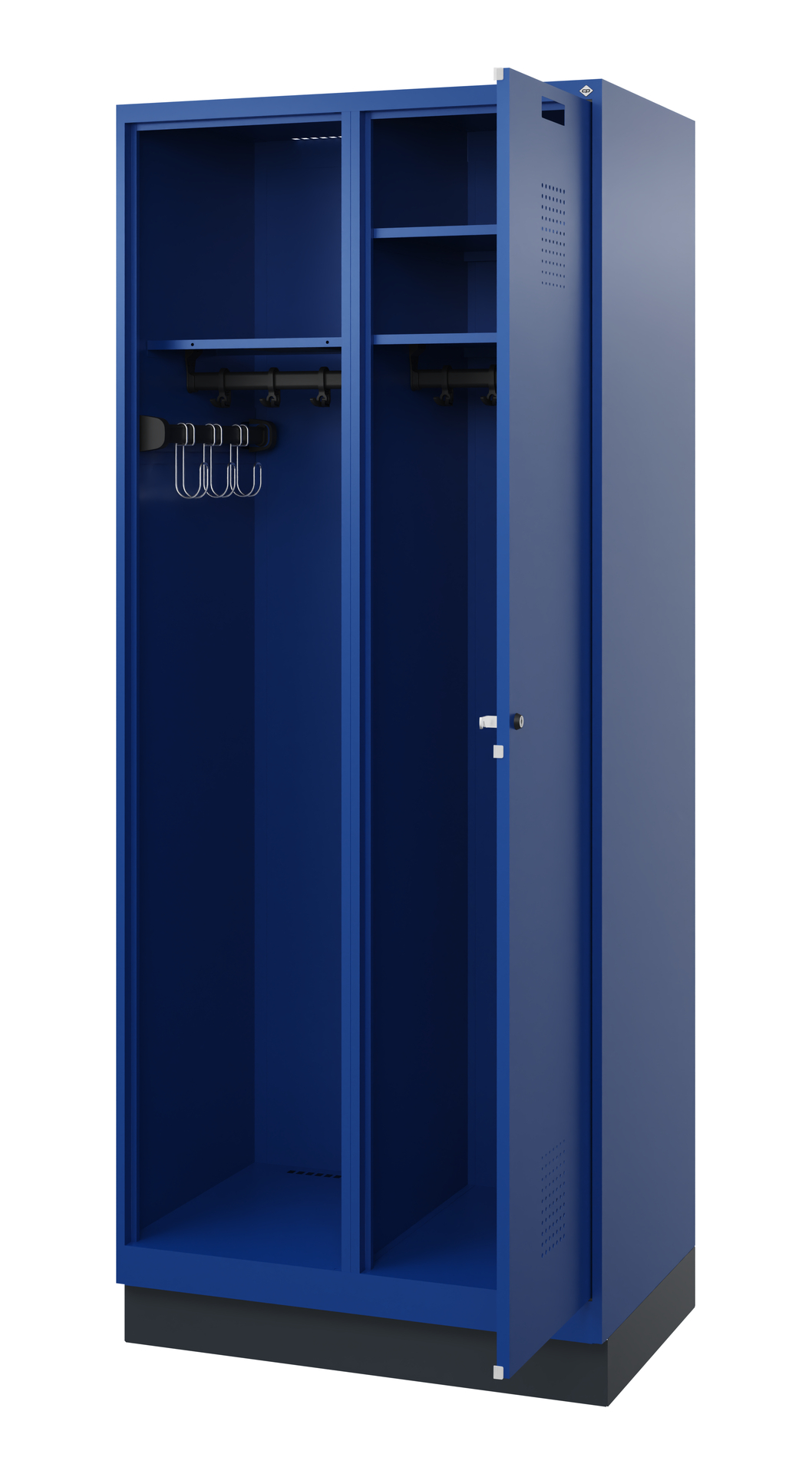 C+P Feuerwehrspind Kombi, 1 Abteil, 1850x800x500mm