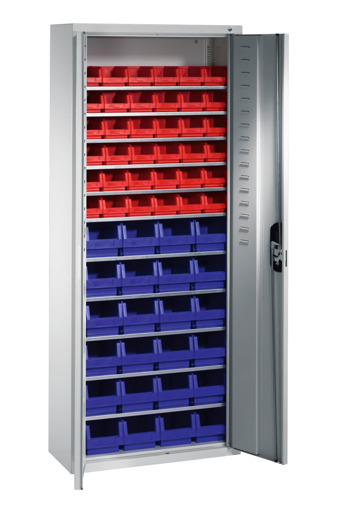 C+P Magazinschrank Serie 13, 1690x700x300mm, 7035/7035