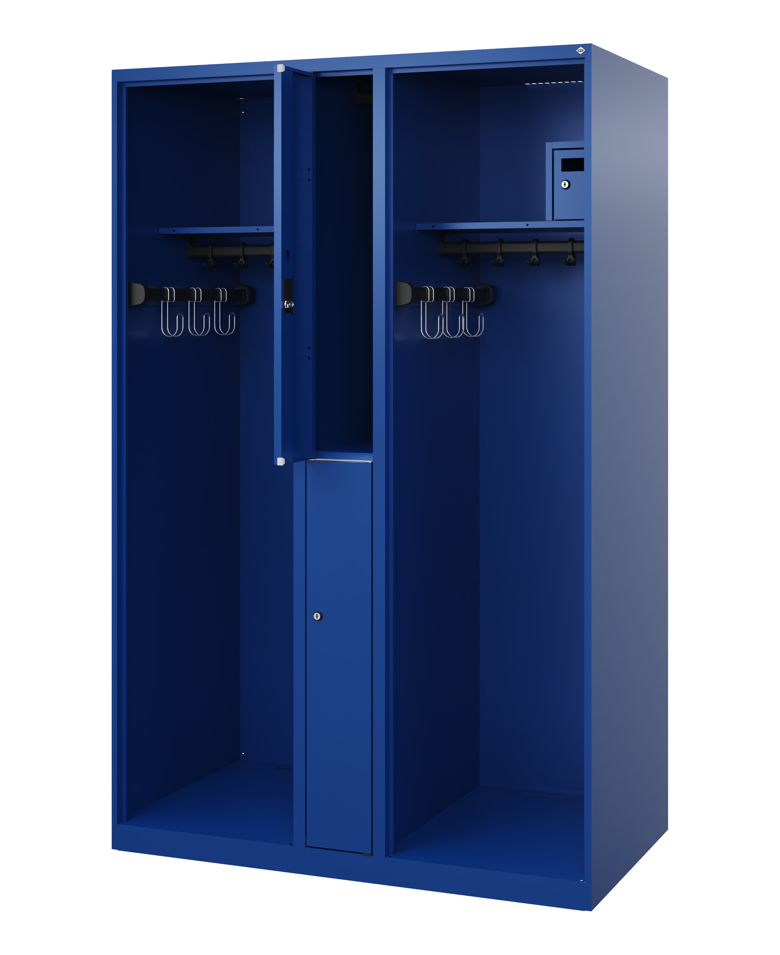 C+P Feuerwehrspind Maxi, 2 Fächer, 1850x1200x600mm
