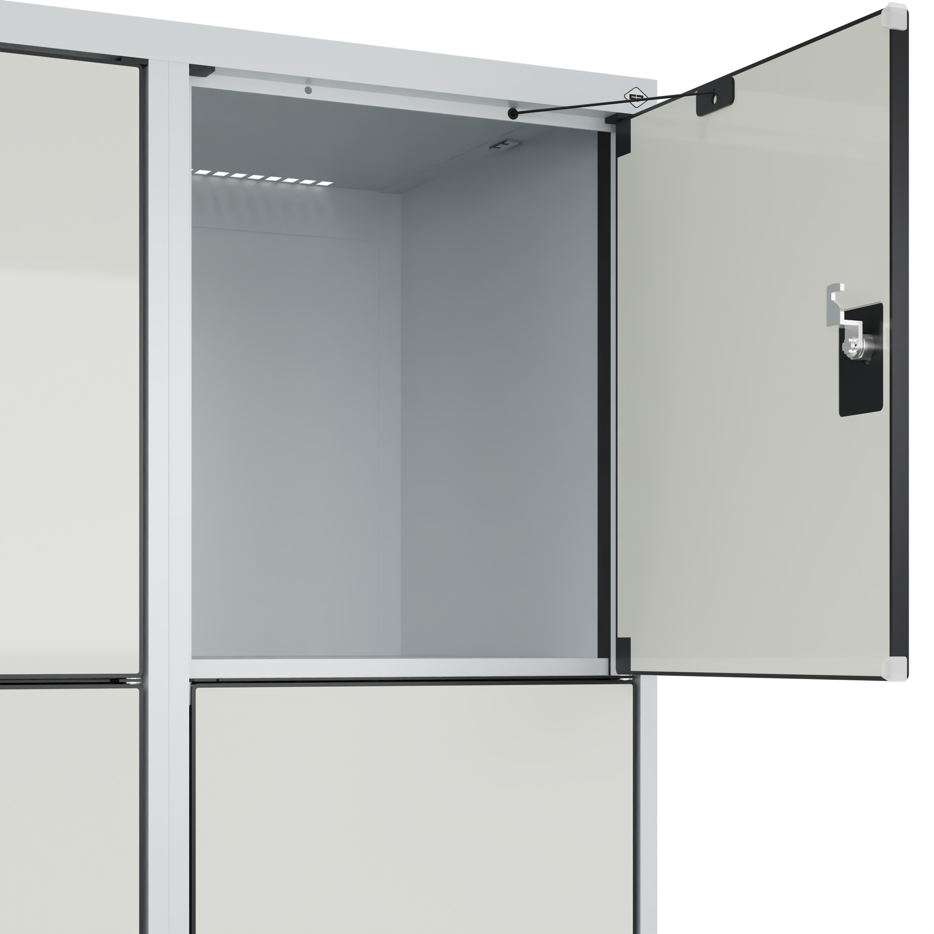 C+P Schlie�fachschrank Evolo PLUS, 8 F�cher, 1850x800x500mm