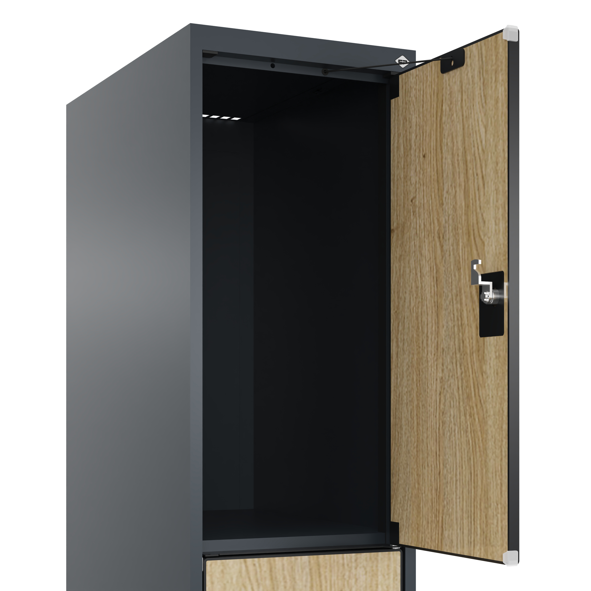 C+P Schlie�fachschrank Evolo PLUS, 3 F�cher, 1850x300x500mm