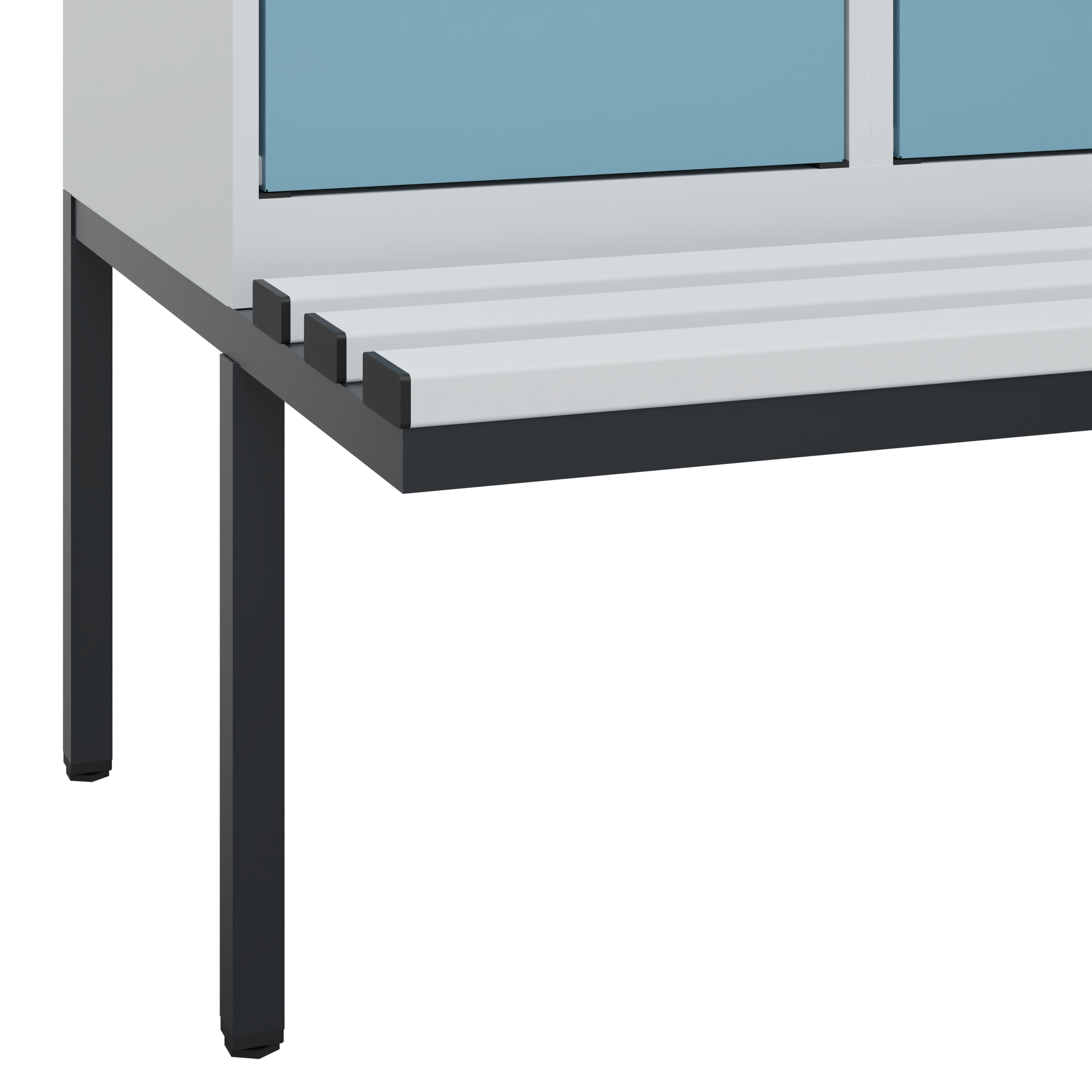 C+P Spind Evolo PLUS, Bank, 2 Abteile, 1950x800x81