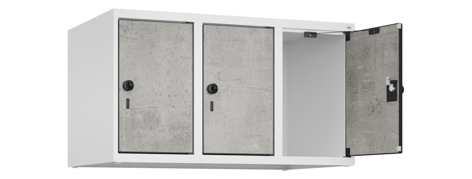 C+P Aufsatzschrank Evolo PLUS, 3 Abteile, 500x900x500mm