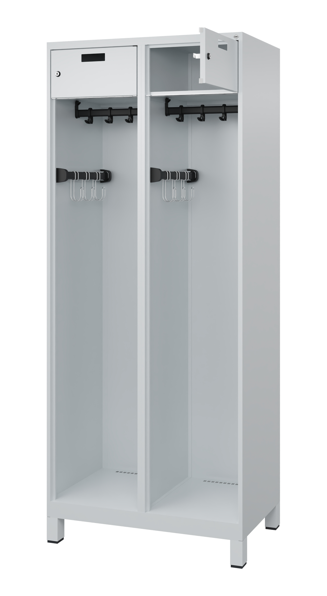 C+P Feuerwehrspind Praktus, 2 Abteile, 1850x800x50