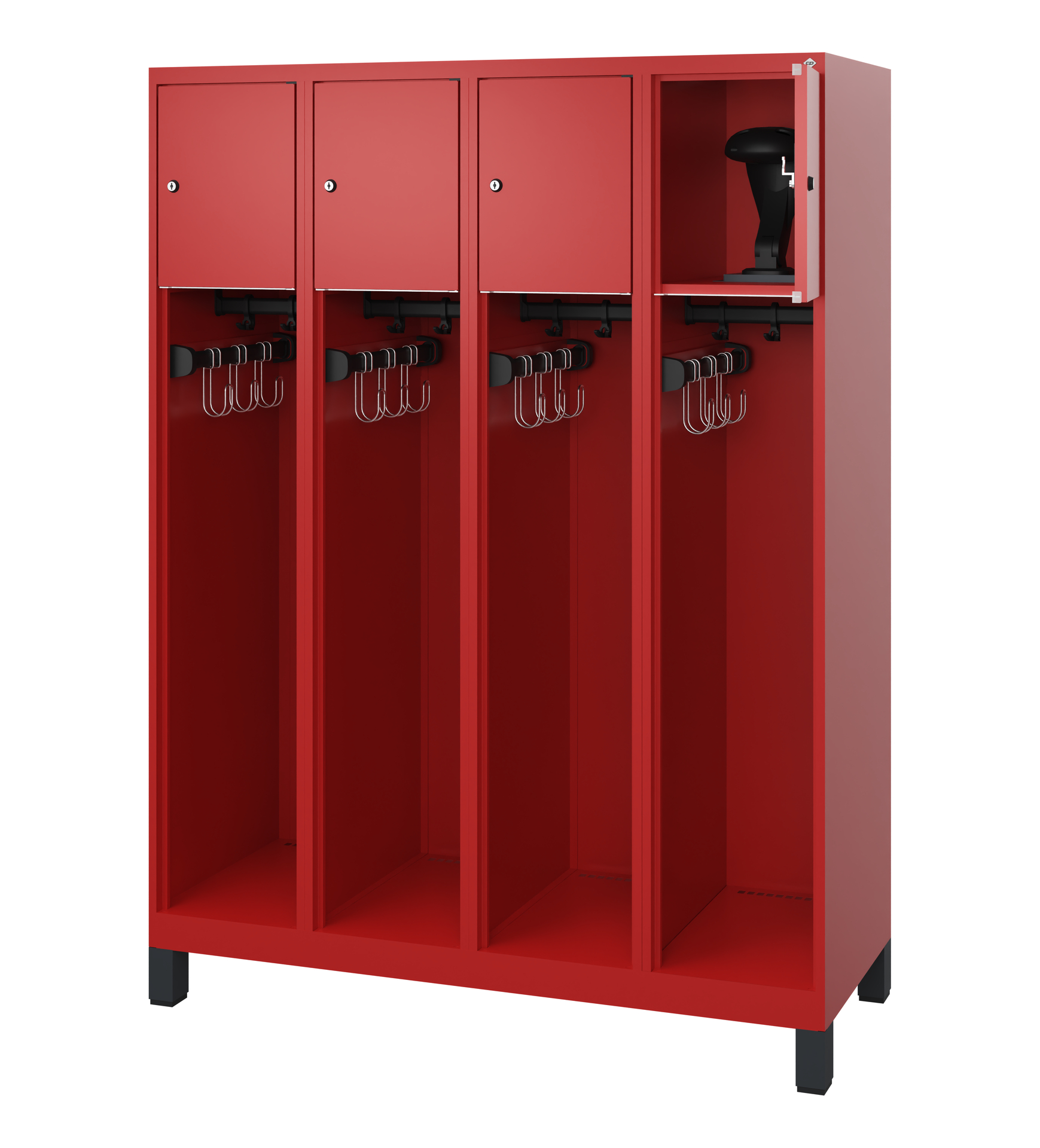 C+P Feuerwehrspind Youngster, 4 Abteile, 1530x1200