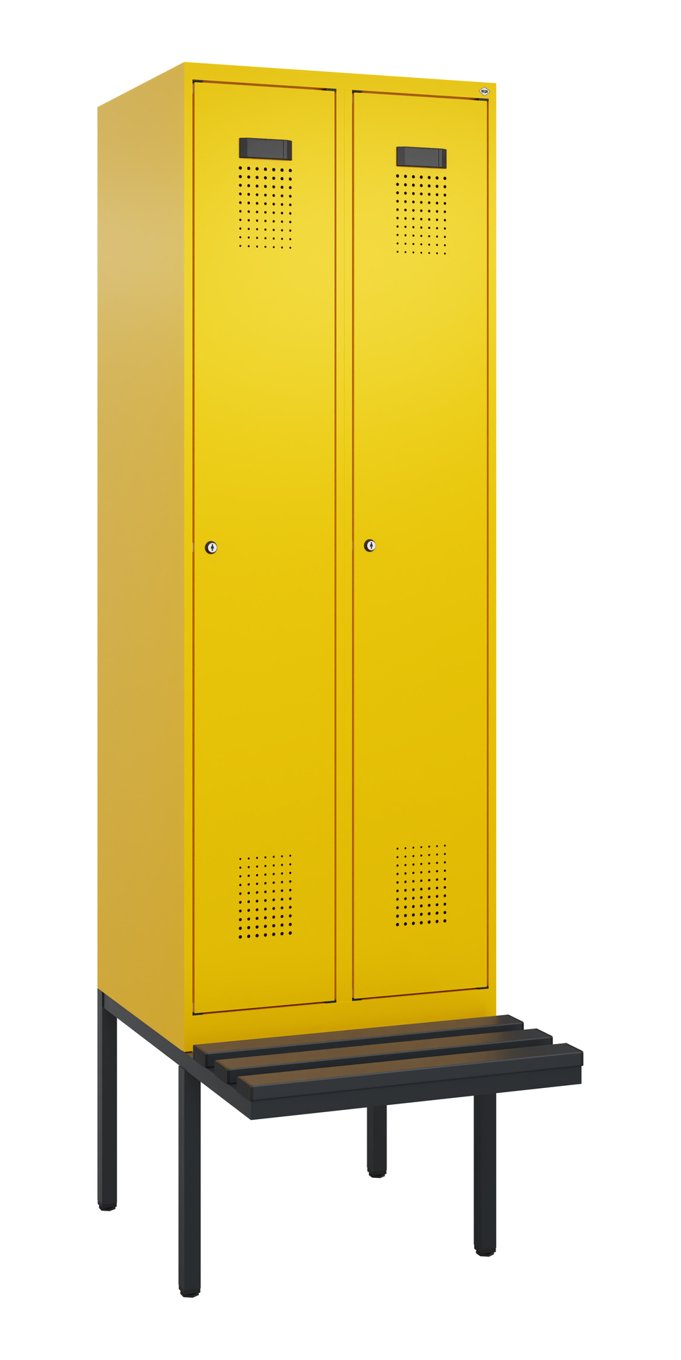 C+P Spind Evolo PLUS, Bank, 2 Abteil, 2120x600x815