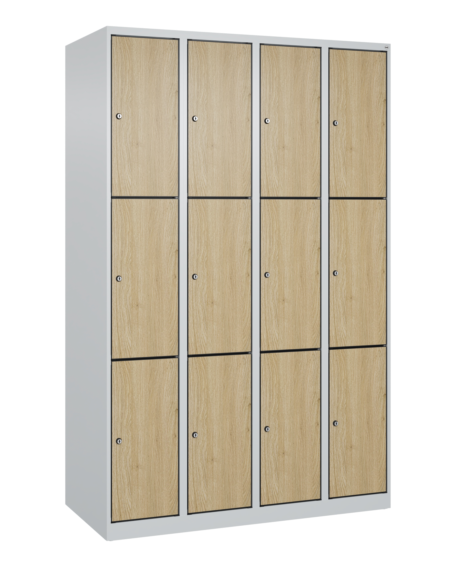 C+P Schlie�fachschrank Evolo PLUS, 12 F�cher, 1850x1200x500mm