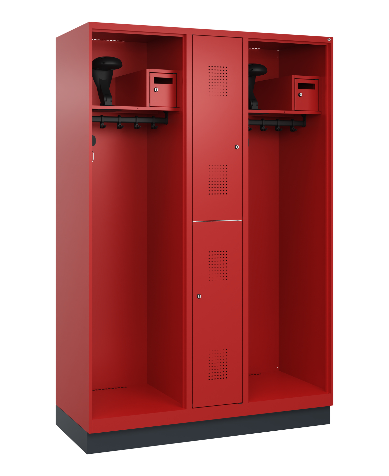C+P Feuerwehrspind Maxi, 2 Fächer, 1850x1300x500mm
