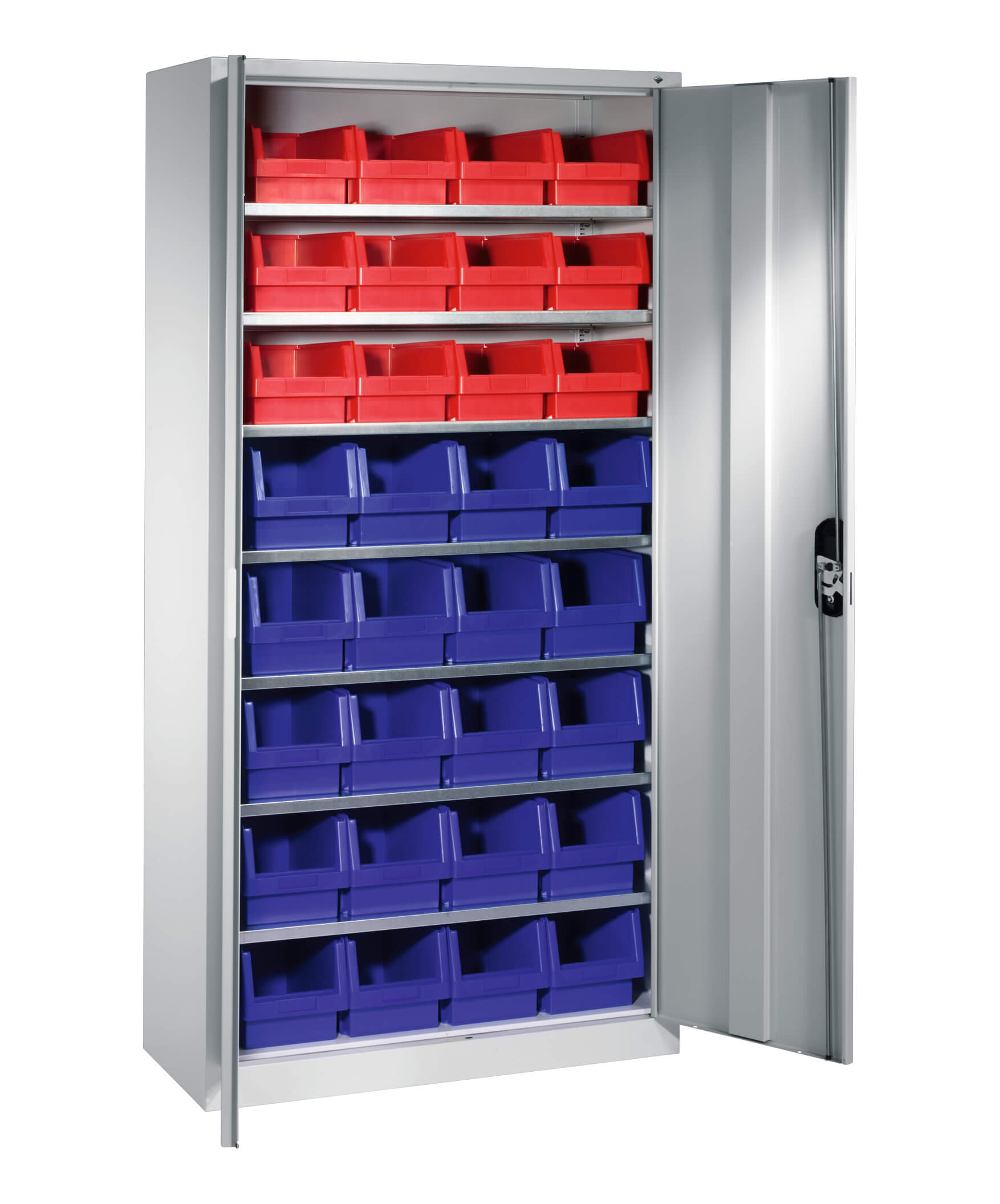 C+P Magazinschrank Serie 13, 1980x1000x420mm, 7035/7035