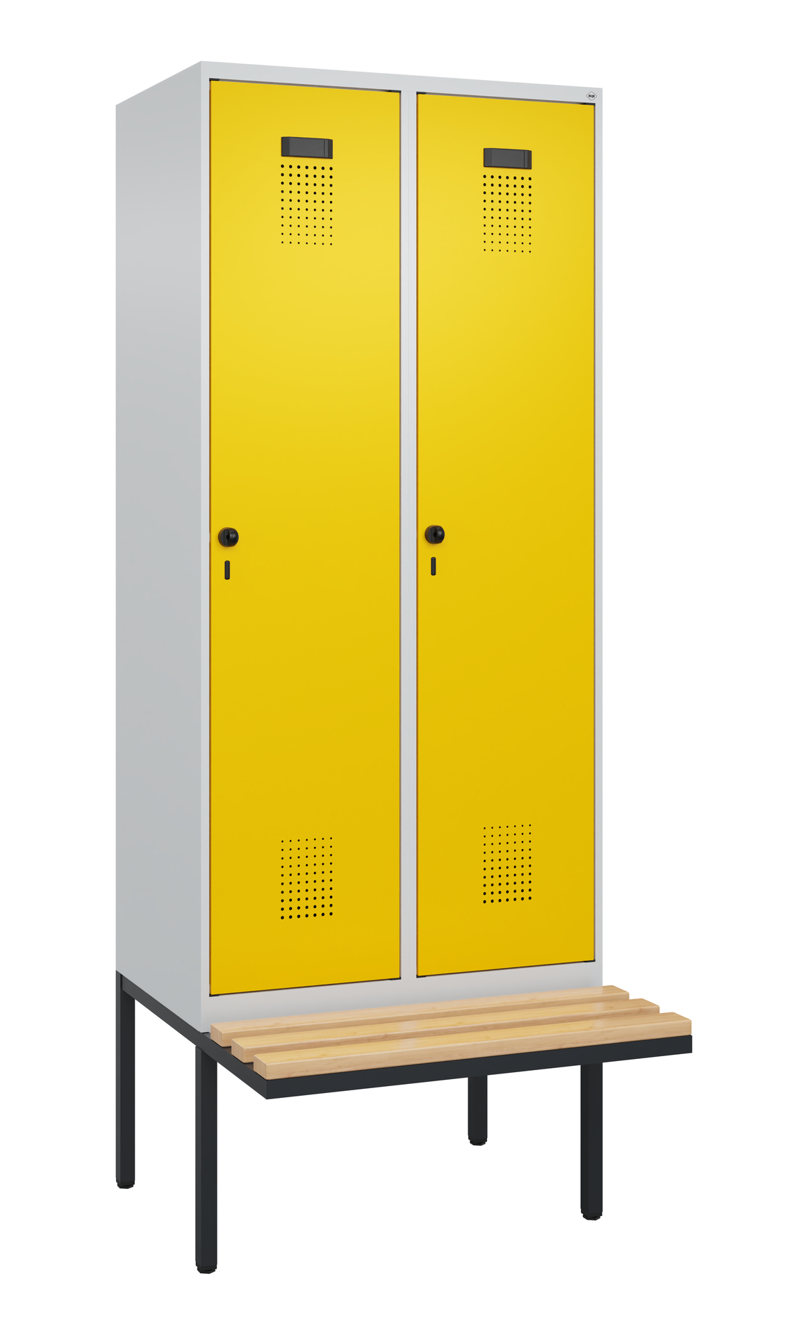 C+P Spind Evolo PLUS, Bank, 2 Abteile, 2120x800x81