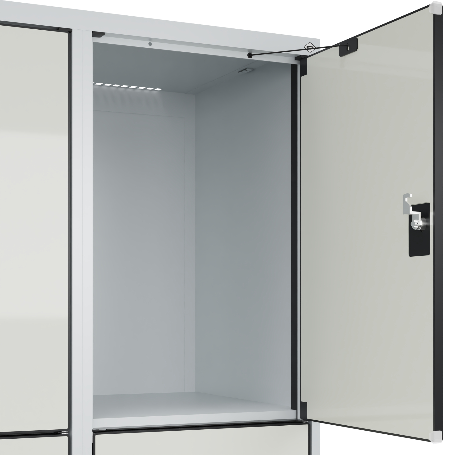 C+P Schlie�fachschrank Evolo PLUS, F��e, 9 F�cher, 1950x1200x500mm