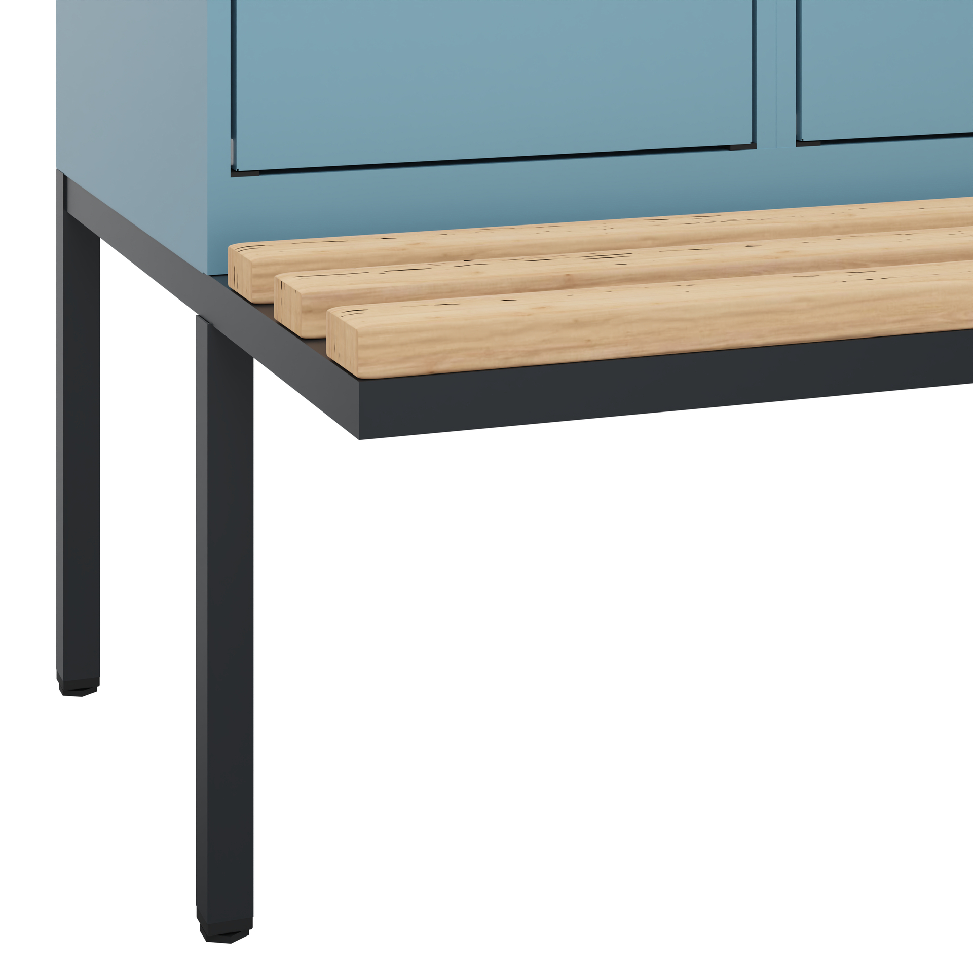 C+P Spind Evolo PLUS, Bank, 3 Abteile, 1950x1200x8