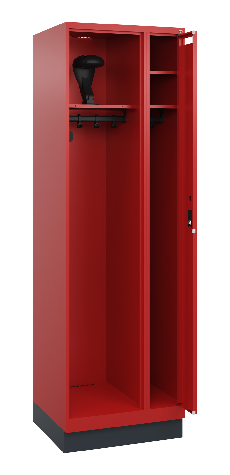 C+P Feuerwehrspind Kombi, 1 Abteil, 1850x600x500mm