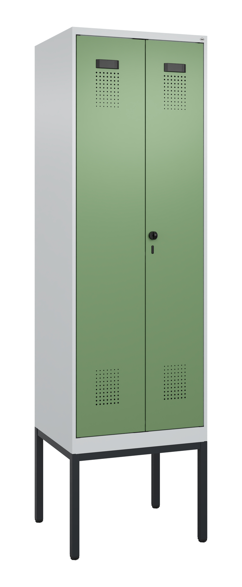 C+P PSA Doppel-Spind Evolo PLUS, Gestell, 2 Abteil