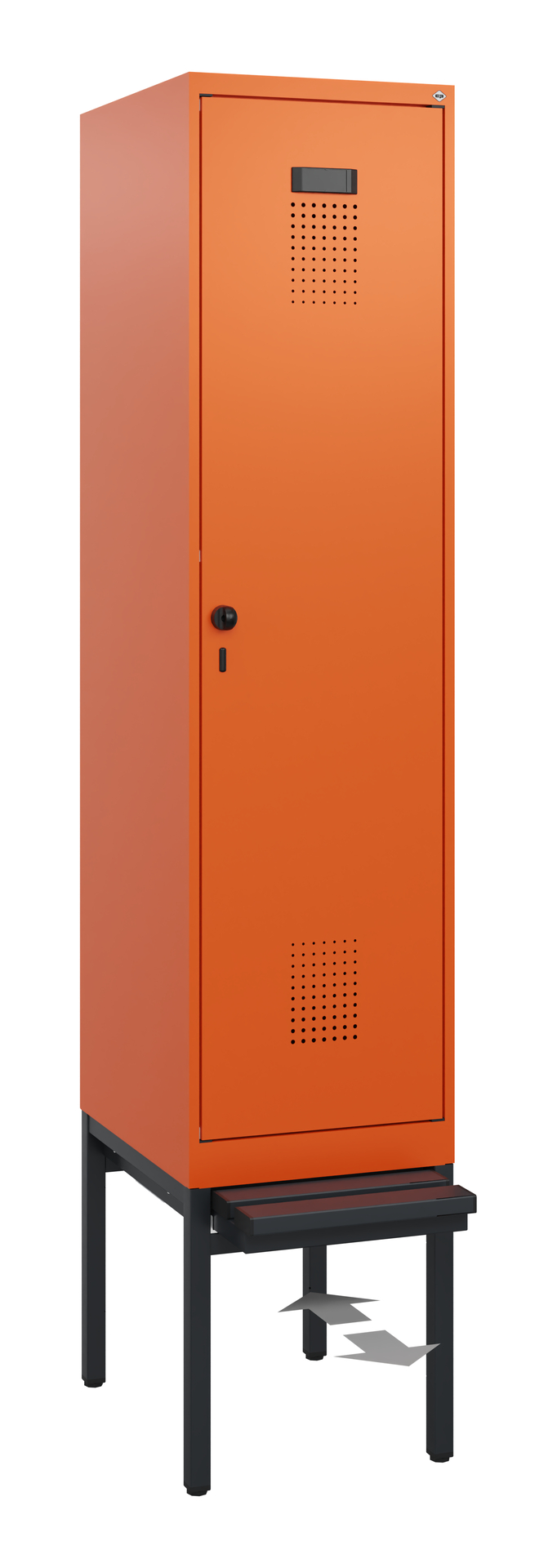 C+P Spind Evolo PLUS, Bank, 1 Abteil, 1950x400x815mm