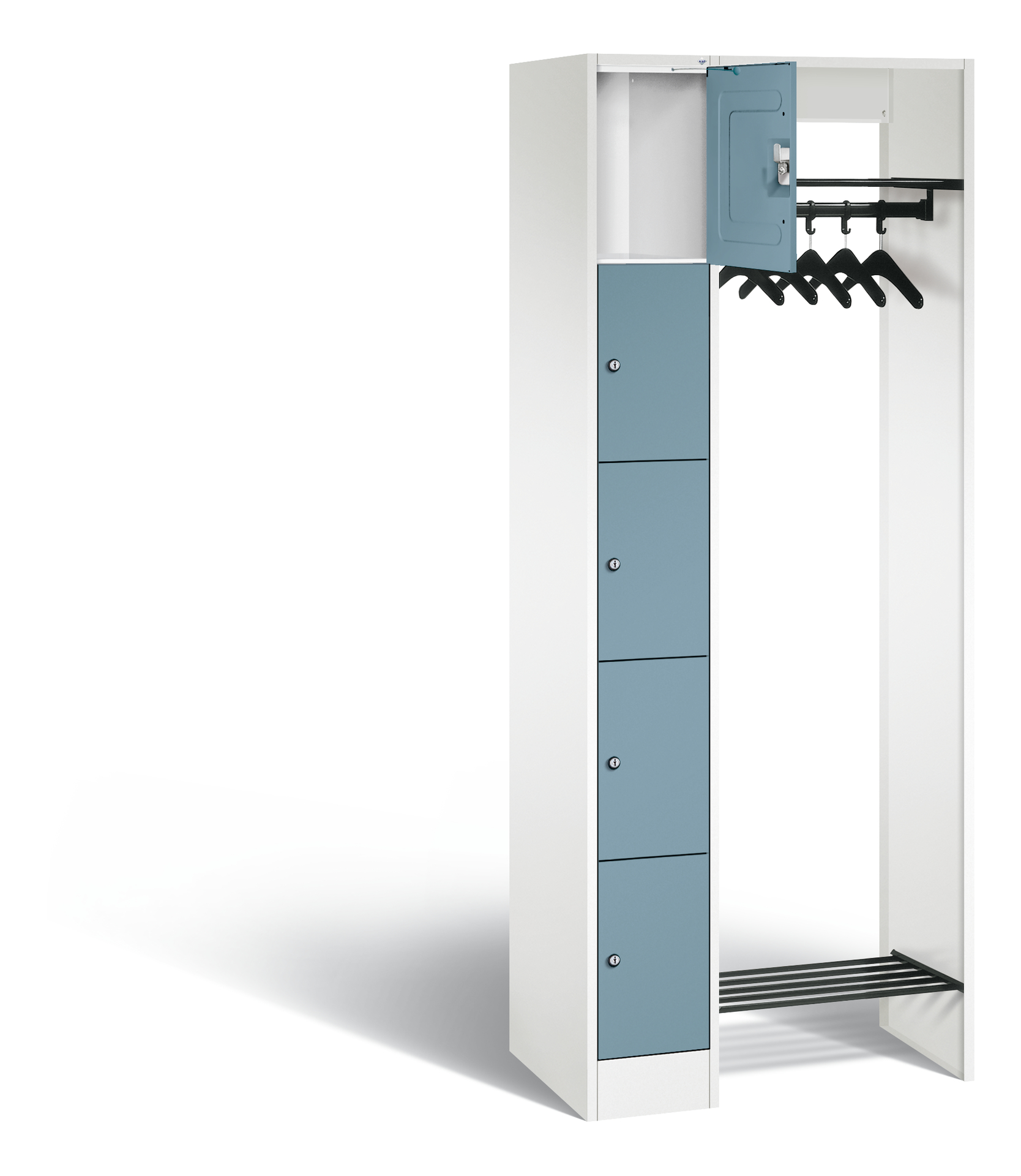 C+P Offene Garderobe, H1950xB740xT480mm