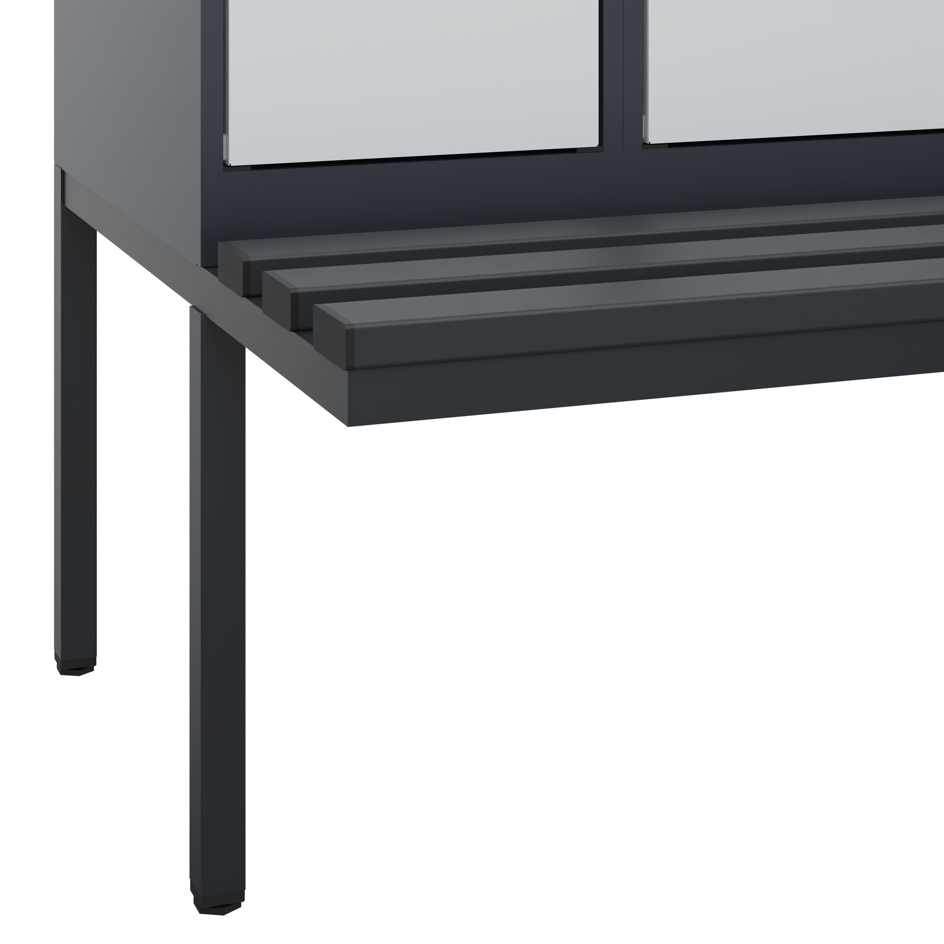 C+P Spind Evolo PLUS, Bank, 2 Abteile, 1950x600x81
