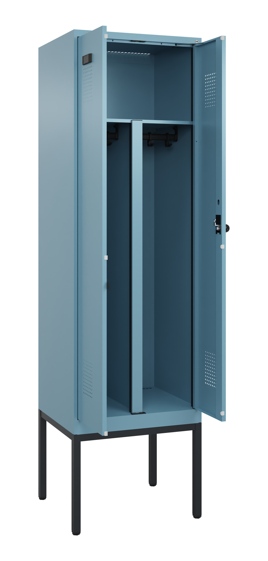 C+P PSA Doppel-Spind Evolo PLUS, Gestell, 2 Abteil