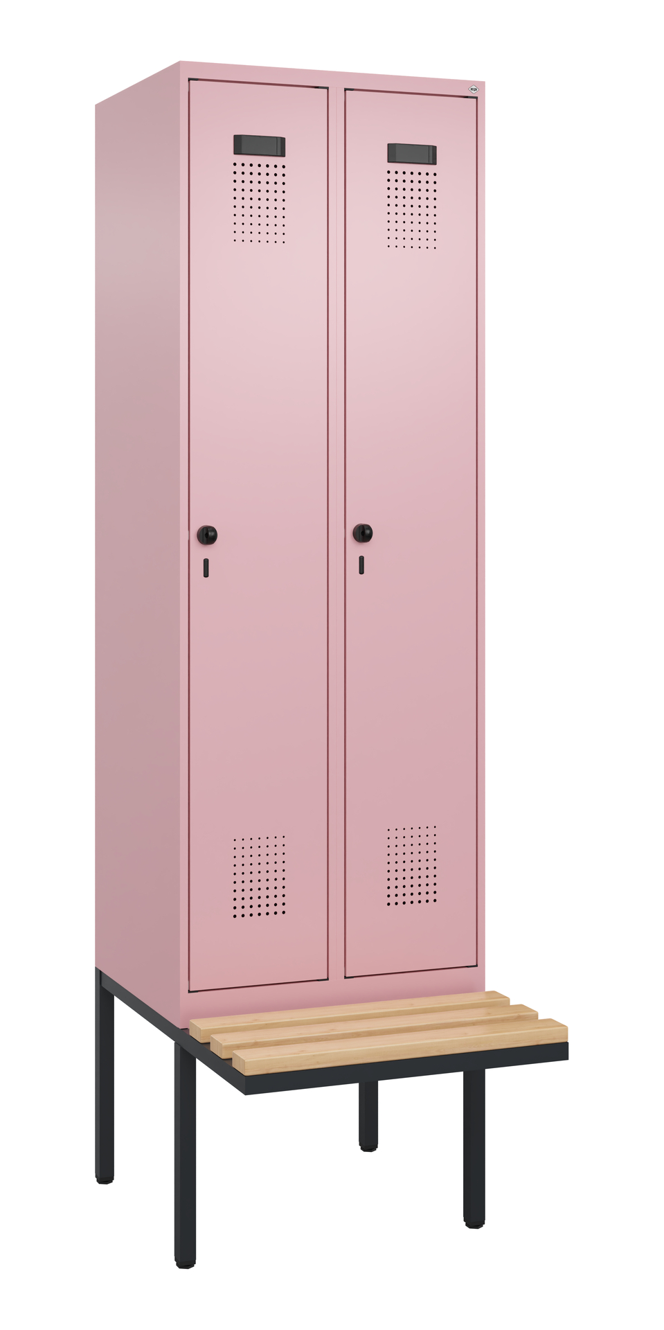 C+P Spind Evolo PLUS, Bank, 2 Abteil, 2120x600x815