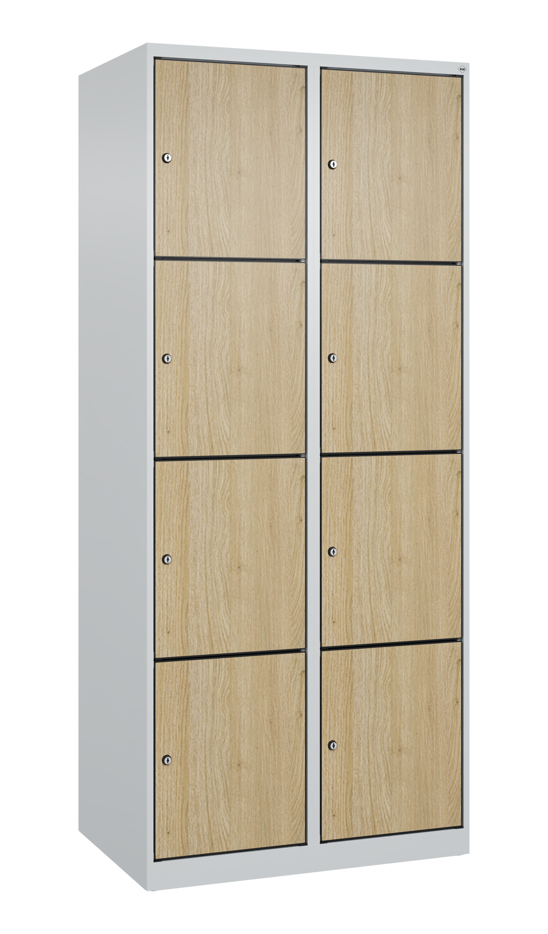 C+P Schlie�fachschrank Evolo PLUS, 8 F�cher, 1850x800x500mm