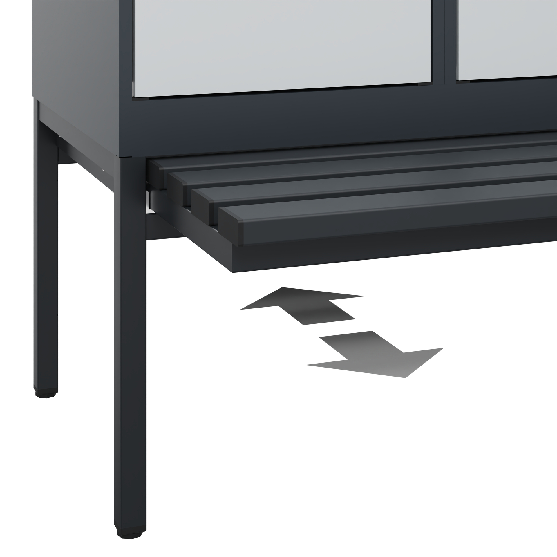 C+P Spind Evolo PLUS, Bank, 3 Abteile, 2120x1200x815mm