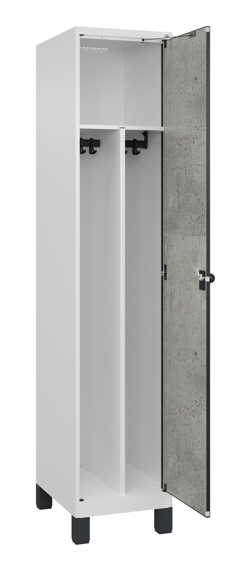 C+P Spind Evolo PLUS, F��e, 1 Abteil, 1950x400x500mm