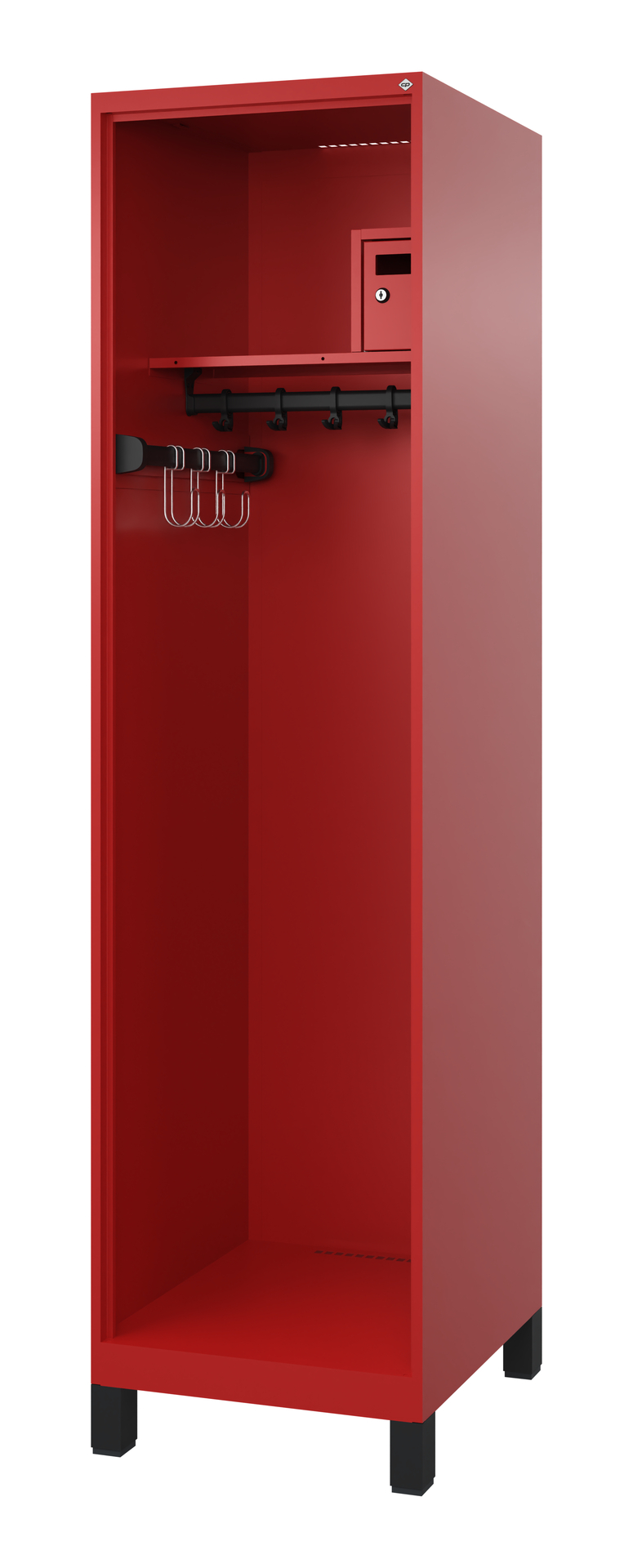 C+P Feuerwehrspind Flexo, 1 Abteil, 1850x500x600mm