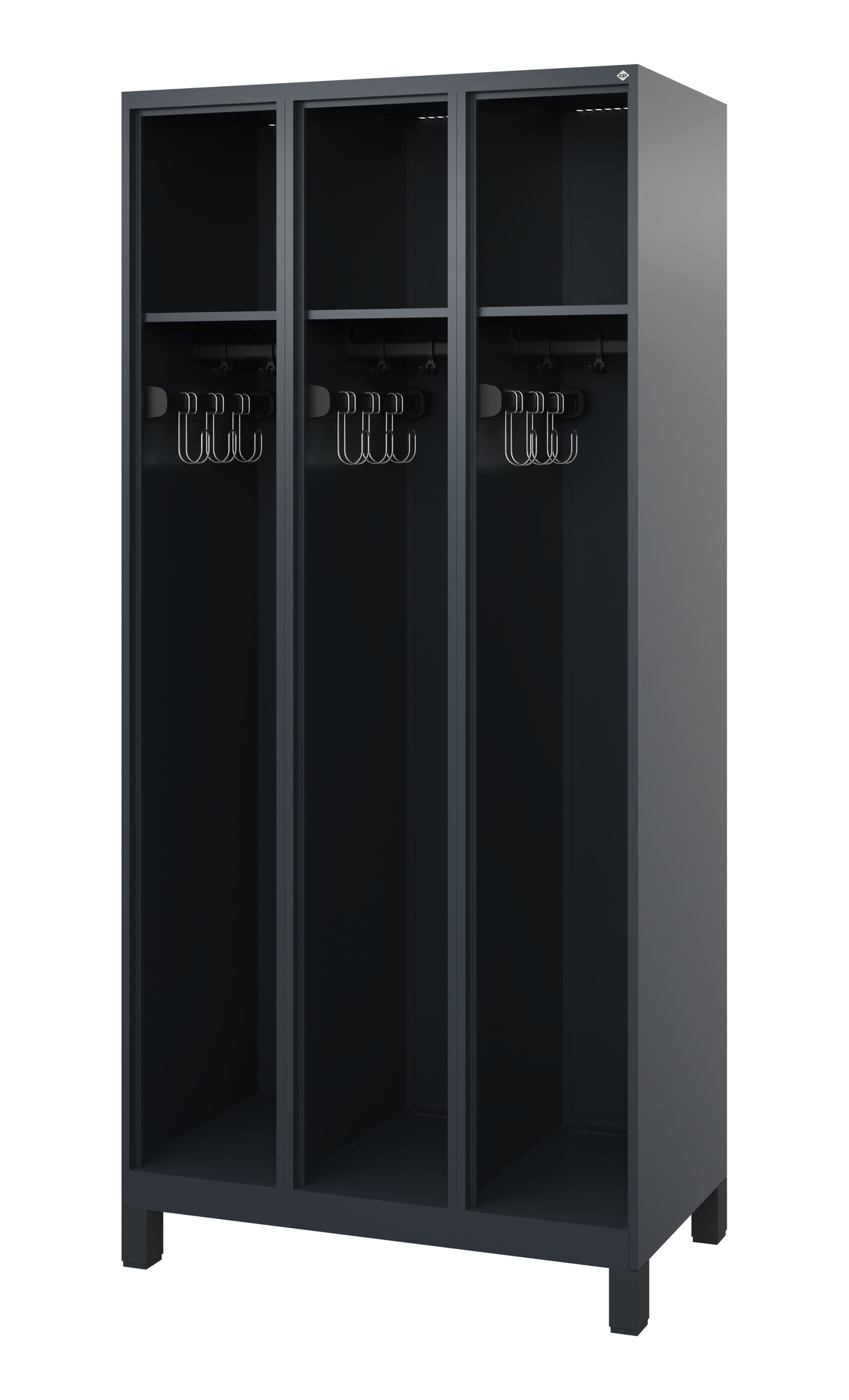 C+P Feuerwehrspind Expert, 3 Abteile, 1850x900x500