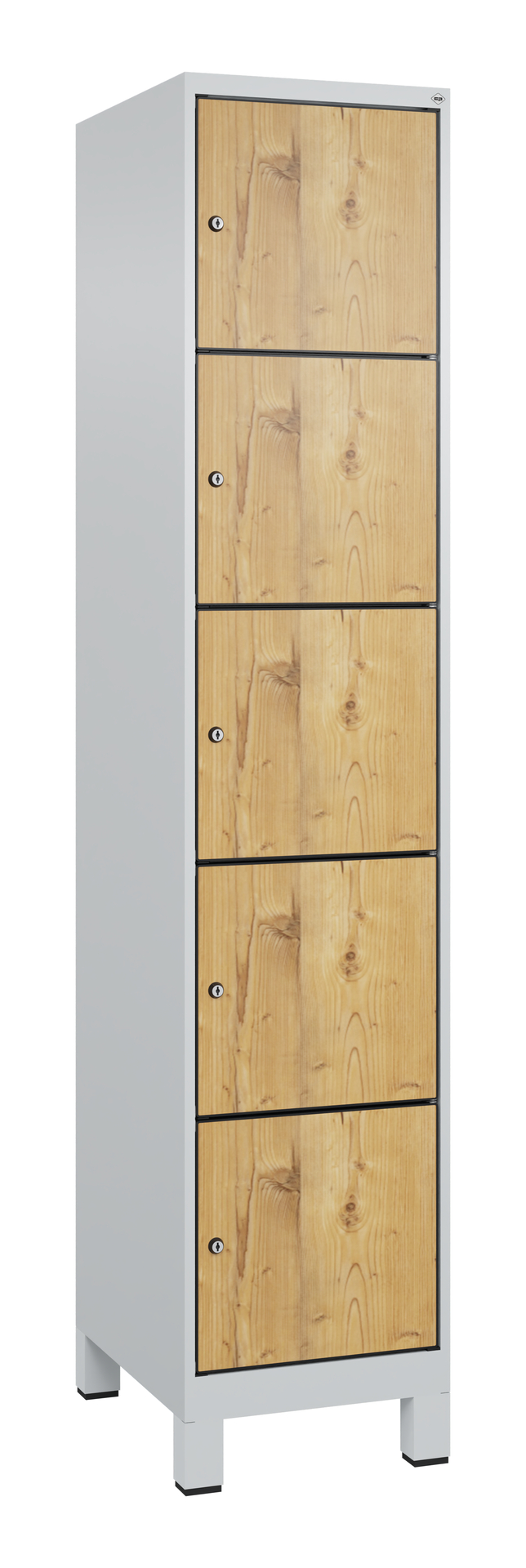 C+P Schlie�fachschrank Evolo PLUS, F��e, 5 F�cher, 1950x400x500mm
