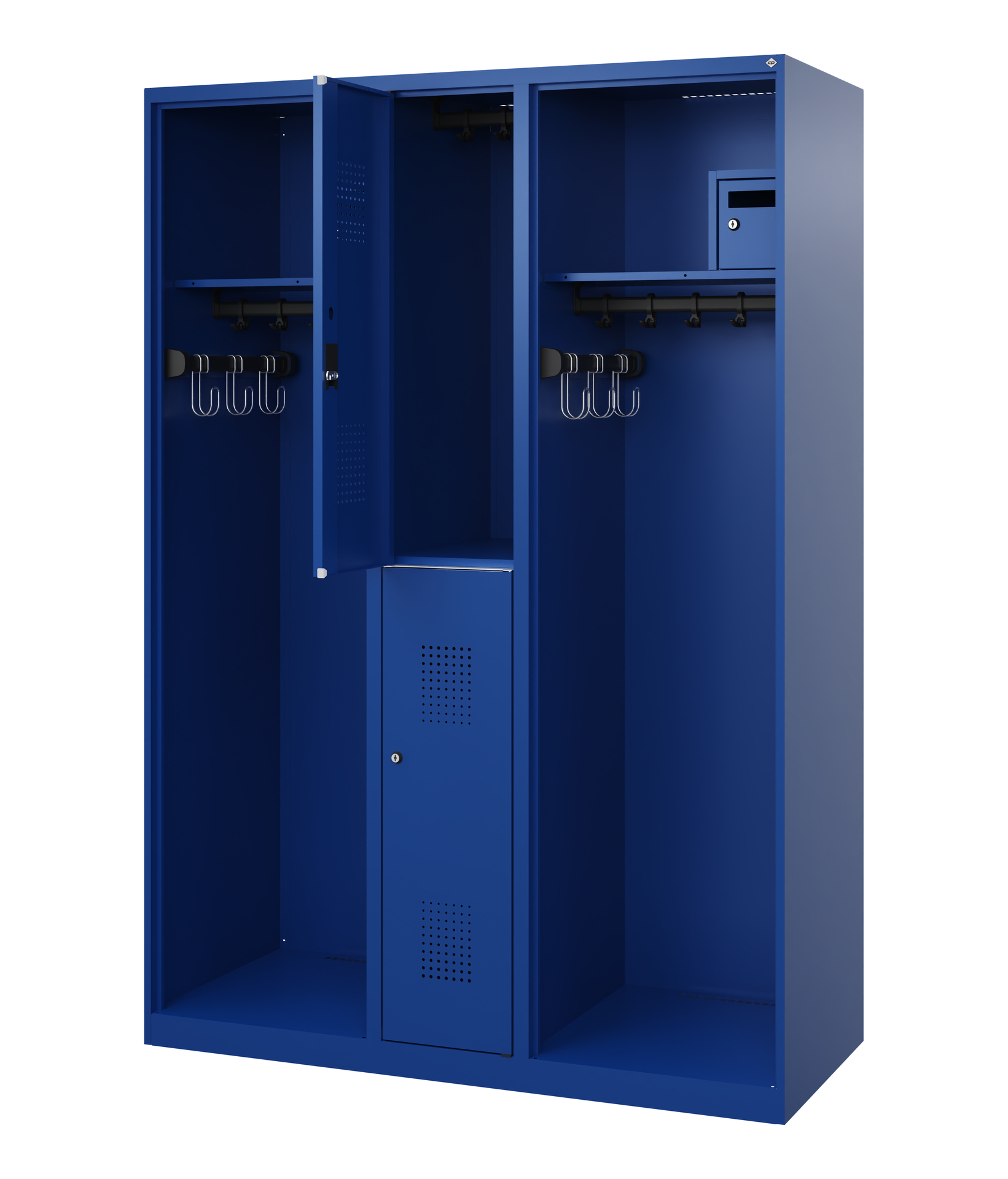 C+P Feuerwehrspind Maxi, 2 Fächer, 1850x1300x500mm