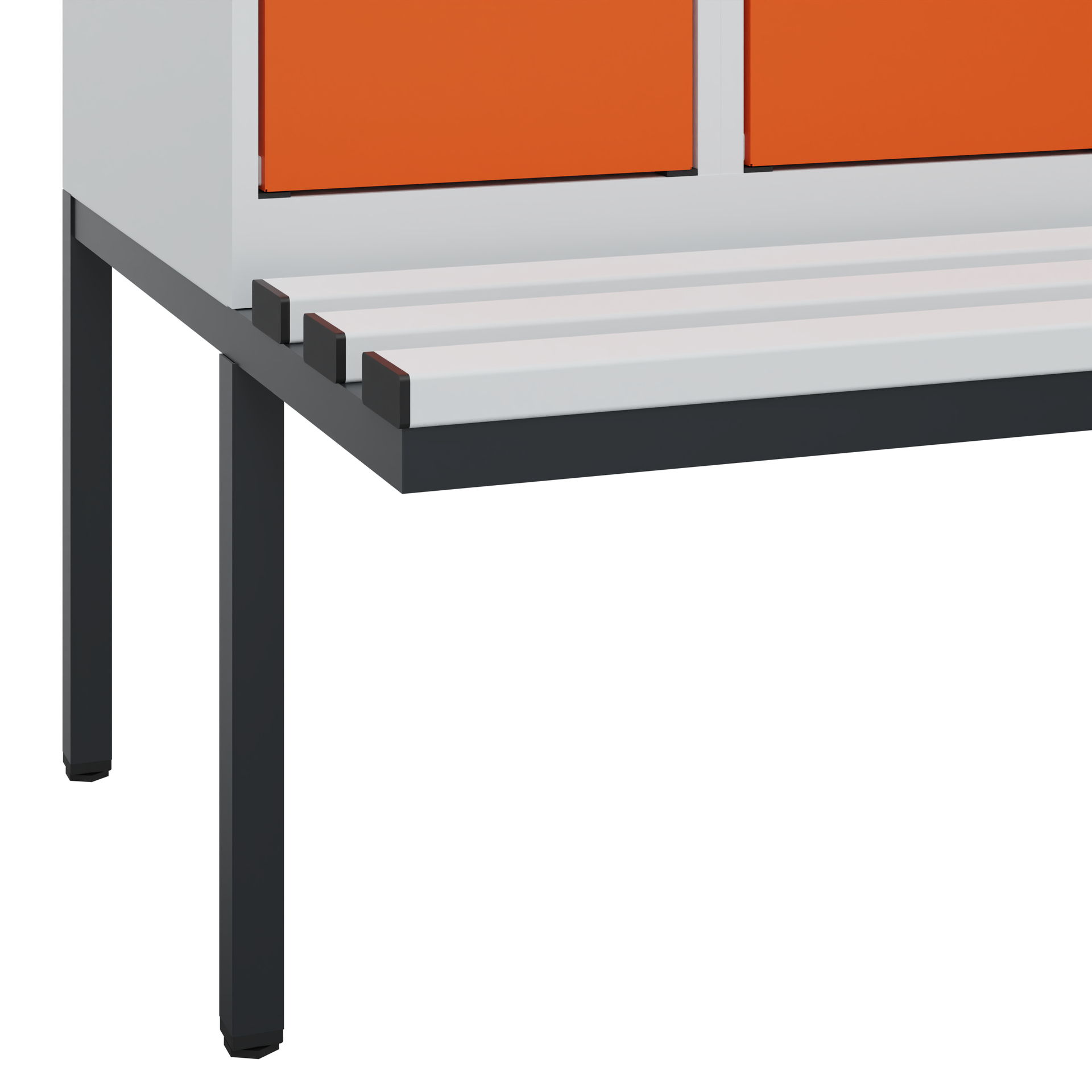 C+P Spind Evolo PLUS, Bank, 2 Abteil, 2120x600x815