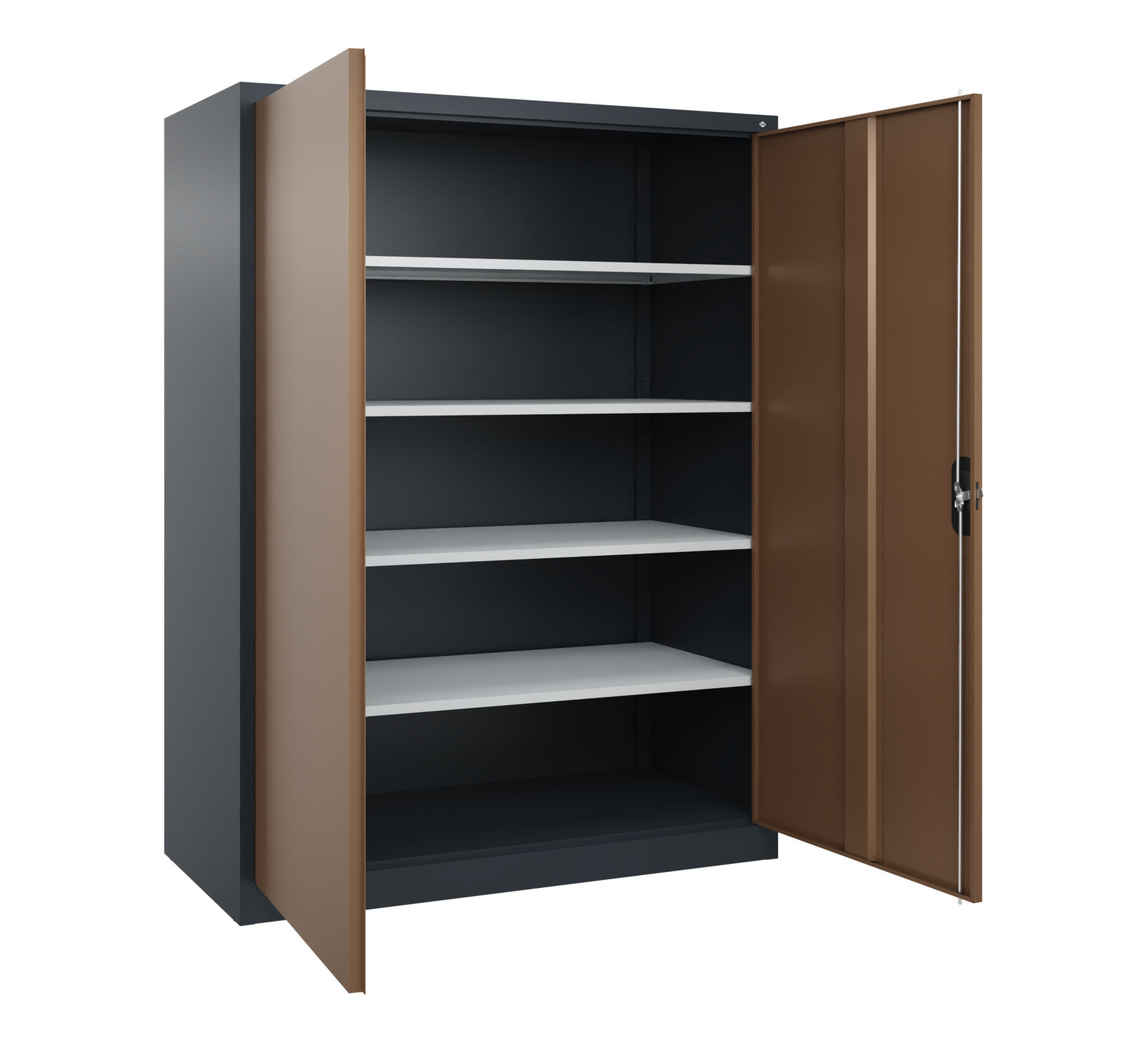 C+P Büroschrank, Acurado, 1950x1500x600mm, 7016/8025
